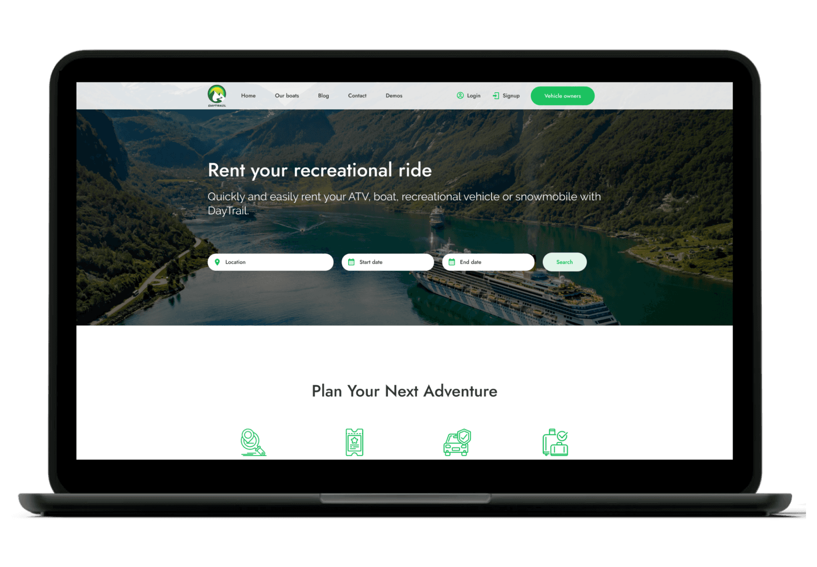 DayTrail product screenshot
