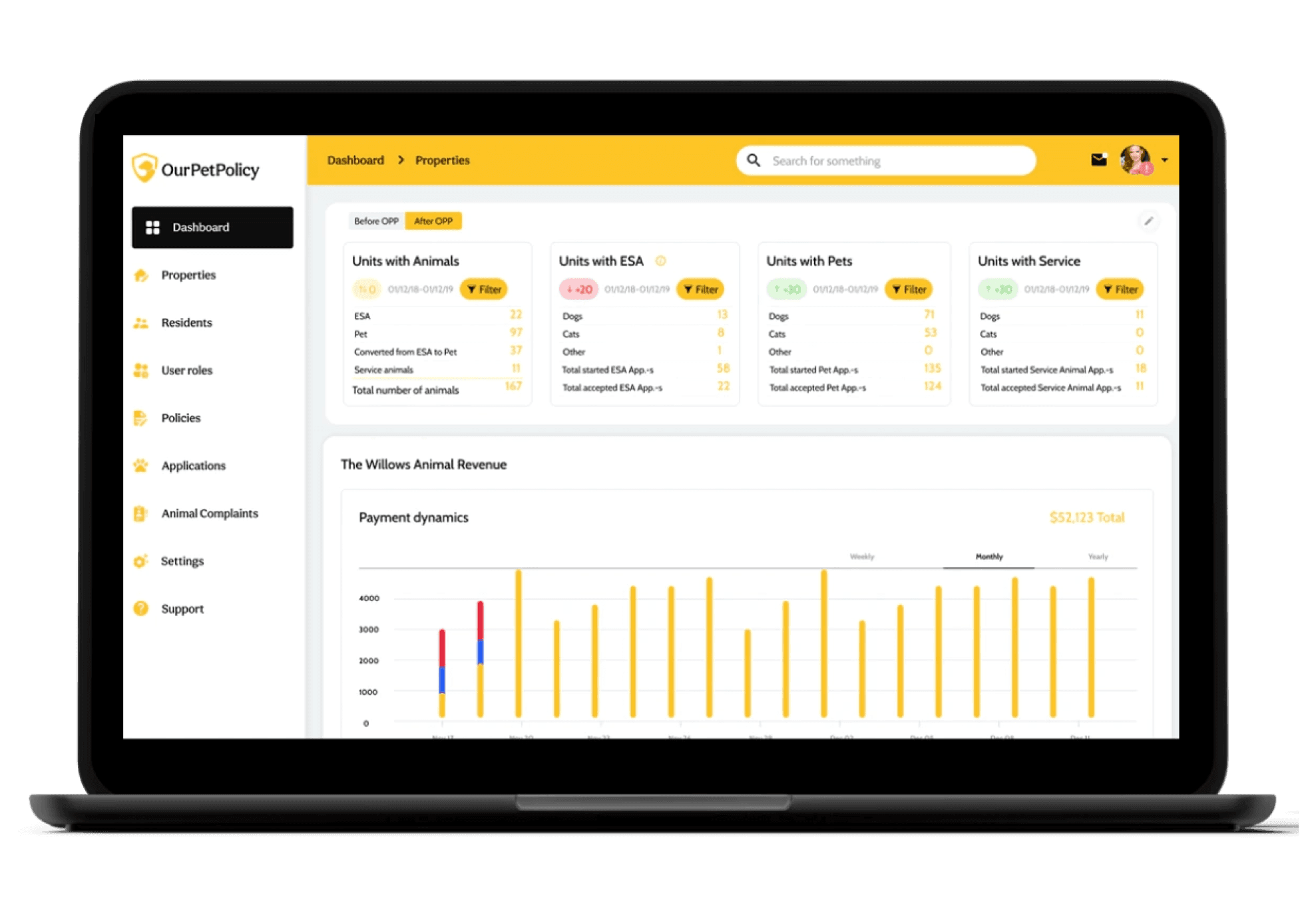 OurPetPolicy product screenshot